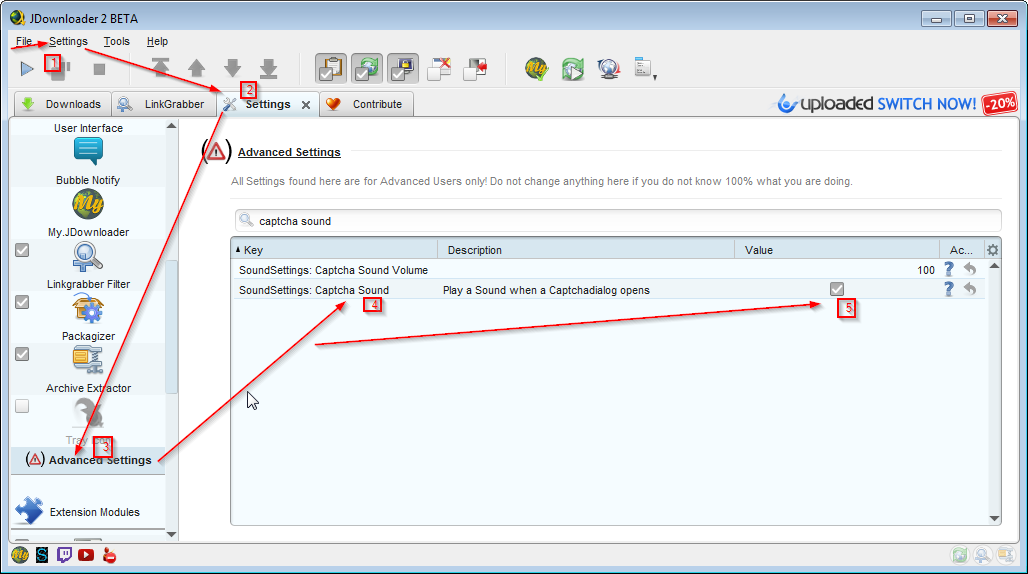 jdownloader 2 captcha plugin