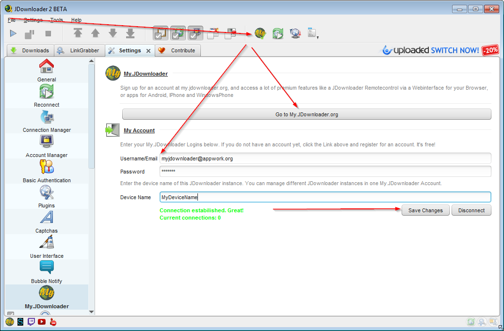 jdownloader 2 speed limit